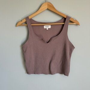 Bohme Ribbed Crop Top